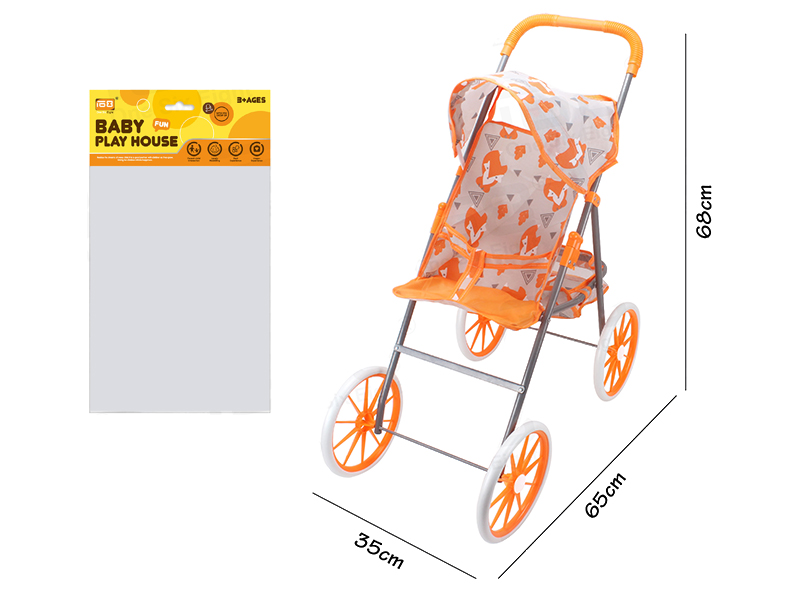 Self-Assembling Toy Baby Stroller(EVA Wheel)