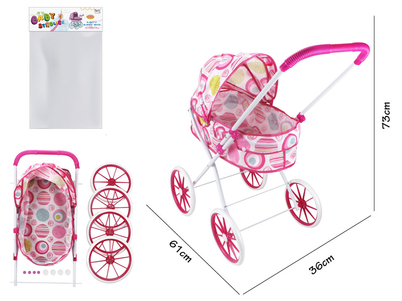 Self-Assembling Toy Baby Stroller(EVA Wheel)