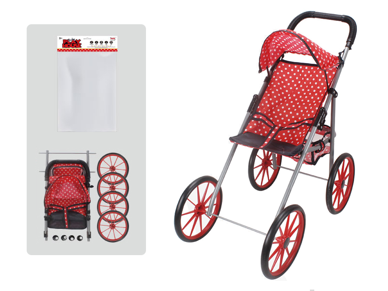 Self-Assembling Toy Baby Stroller(EVA Wheel)