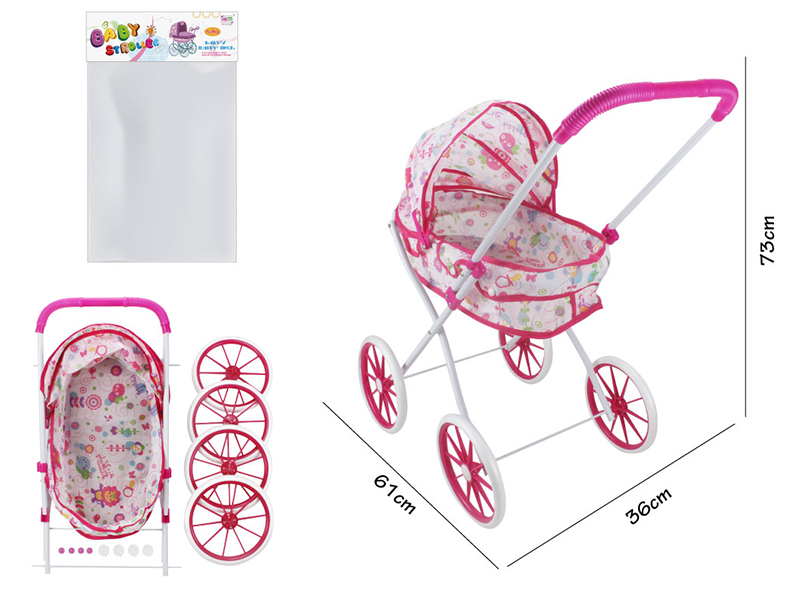 Self-Assembling Toy Baby Stroller(EVA Wheel)