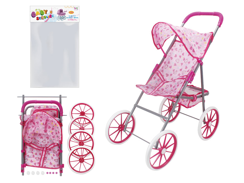 Self-Assembling Toy Baby Stroller(EVA Wheel)