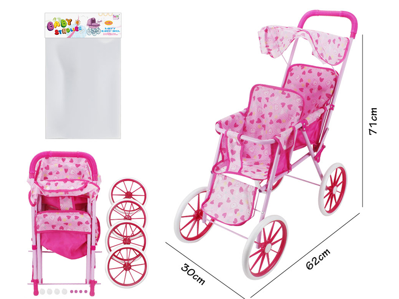 Self-Assembling Toy Baby Stroller(EVA Wheel)