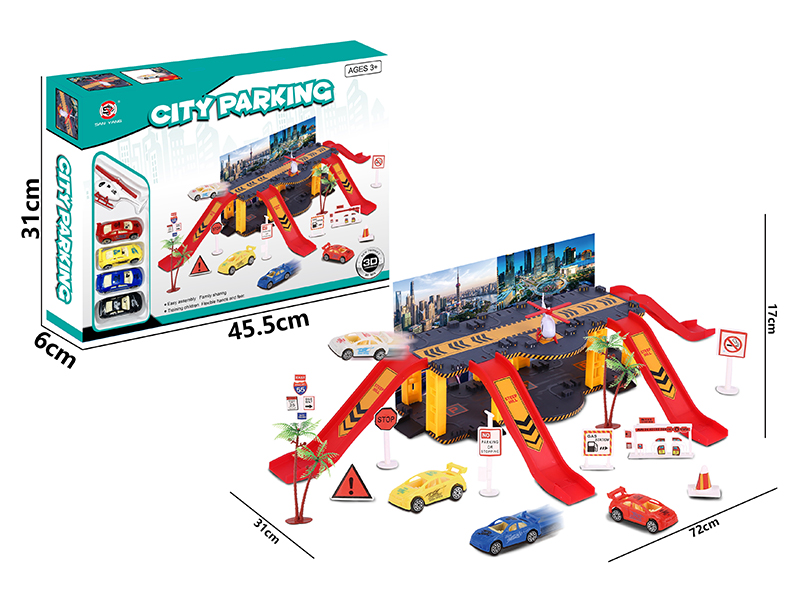 Parking Lot+4 Slide Taxi+Aircraft