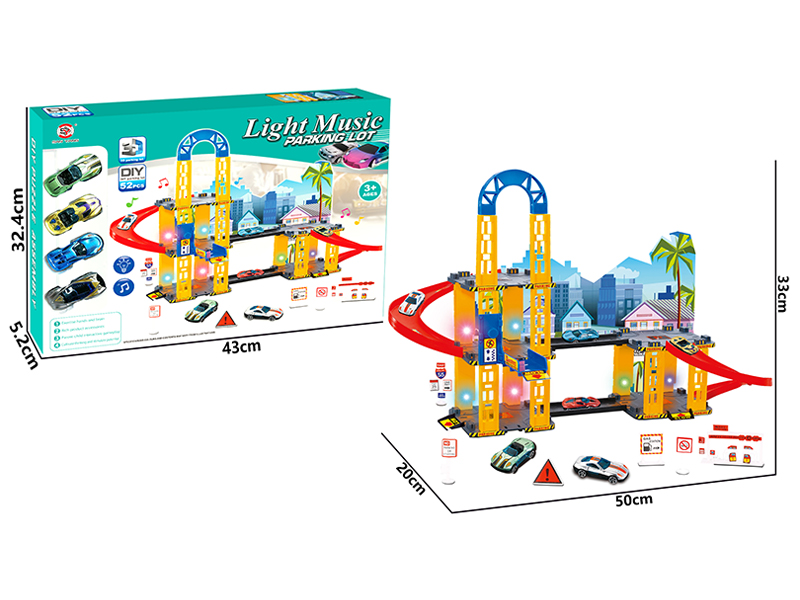 Parking Lot+4 Simulation Slide Car