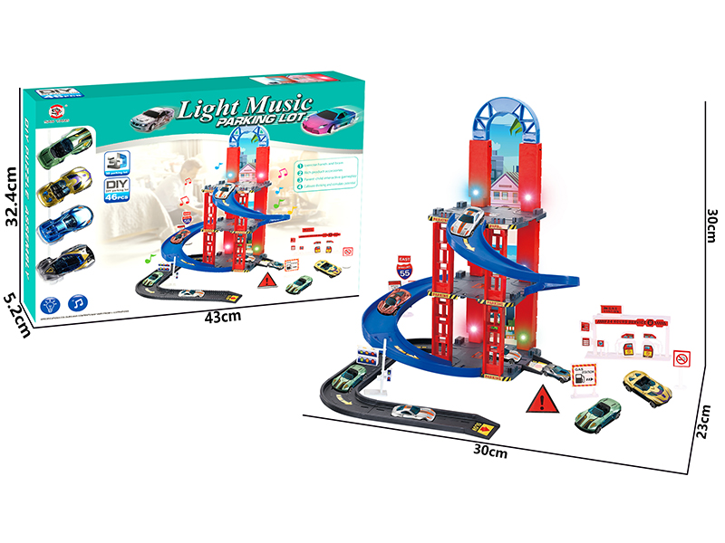 Parking Lot+4 Simulation Slide Car