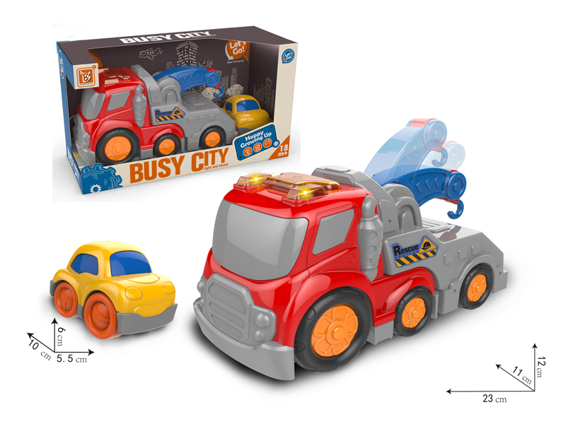 Cartoon Friction Engineering Crane