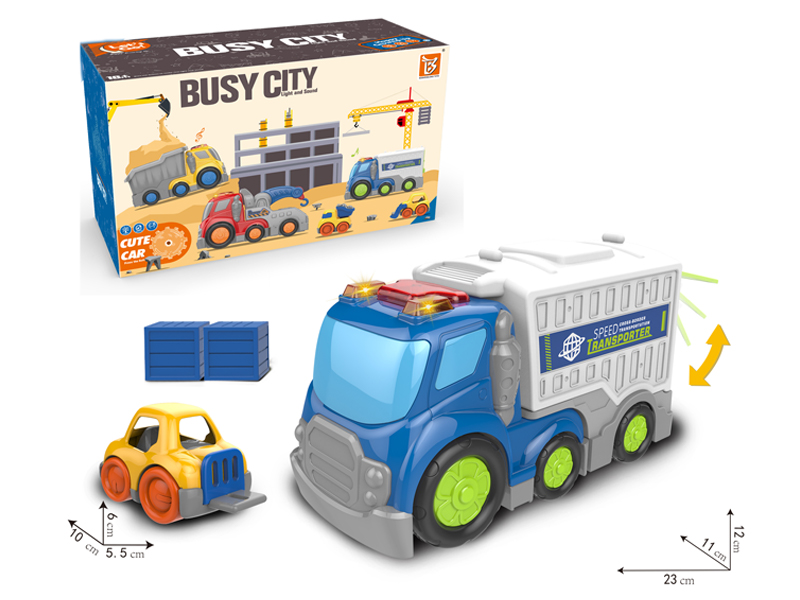 Cartoon Friction Engineering Freight Vehicle