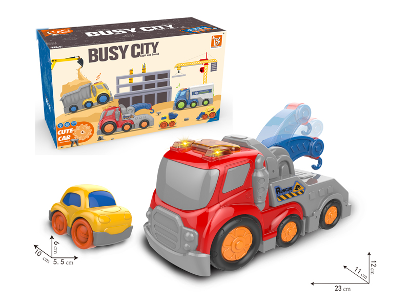 Cartoon Friction Engineering Crane