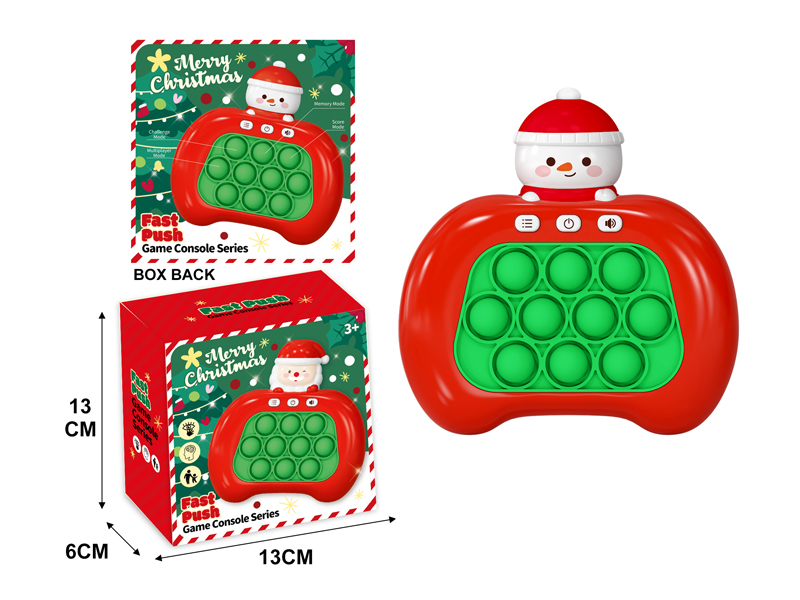 Snowman Electronic Fast Push Game Consoles