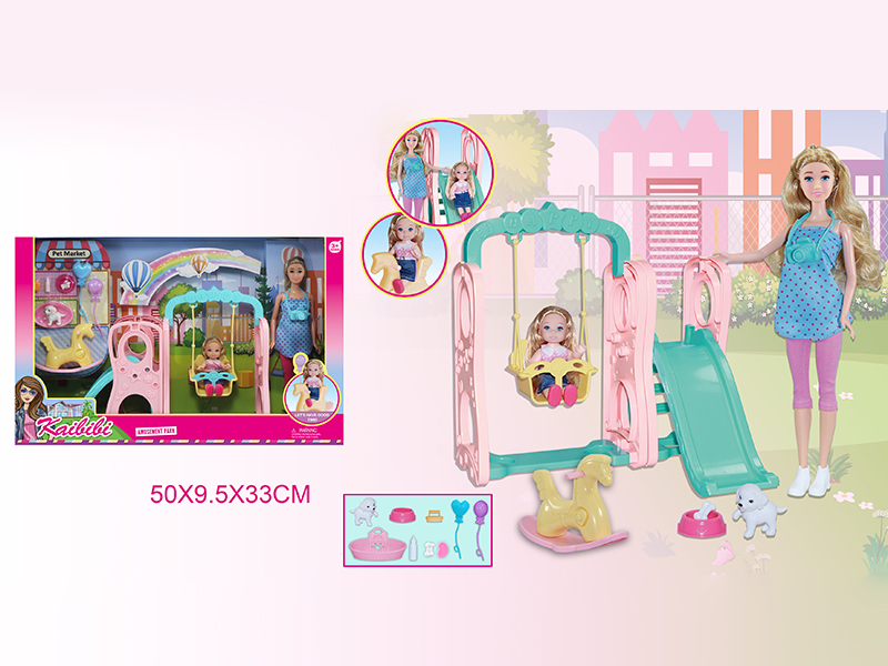 11.5 Inch Solid Doll Amusement Park Theme