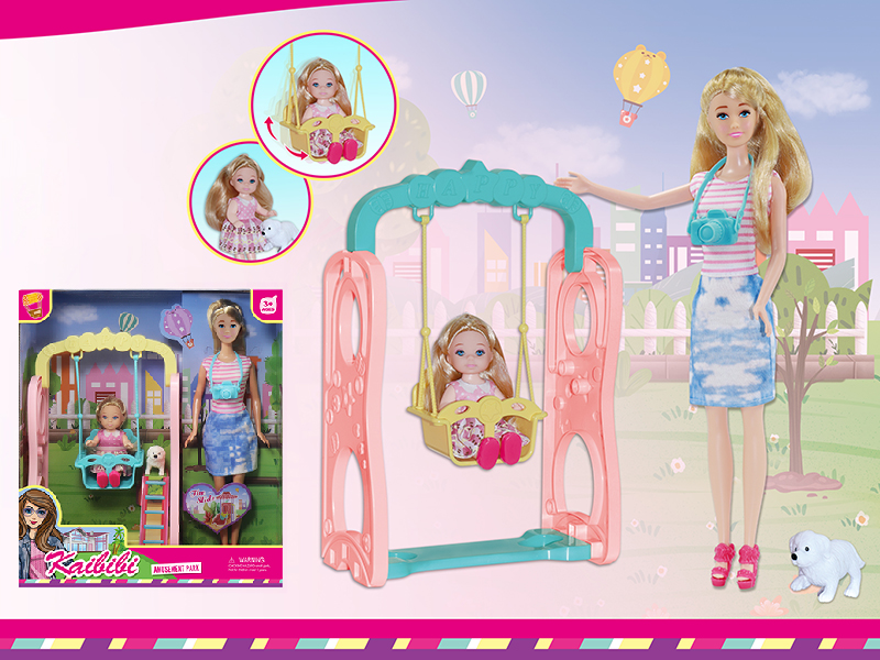 11.5 Inch Solid Doll Amusement Park Theme