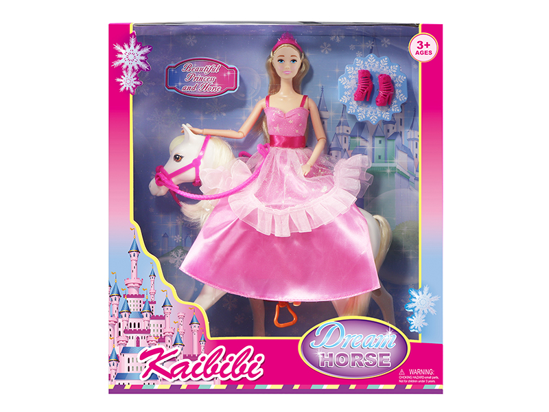 11.5 Inch Solid Doll Dream Horse Theme