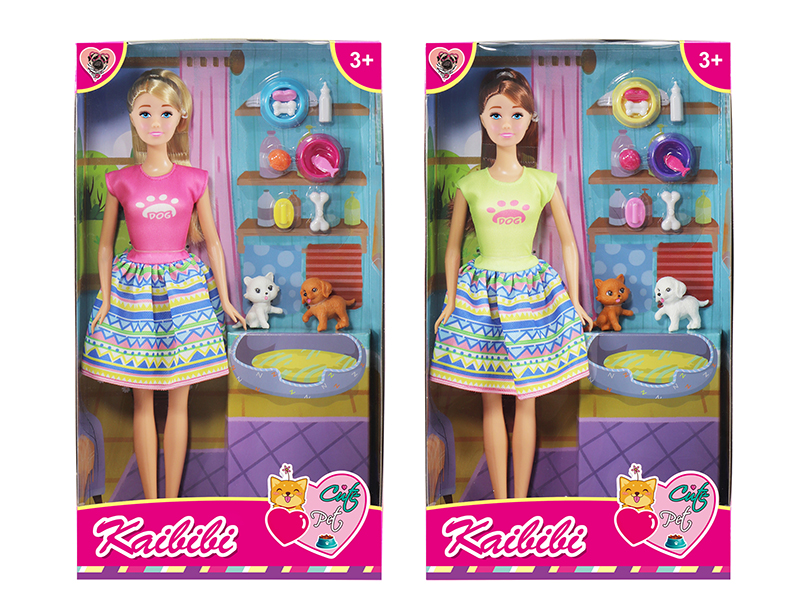 11.5 Inch Solid Doll Pet Care Theme