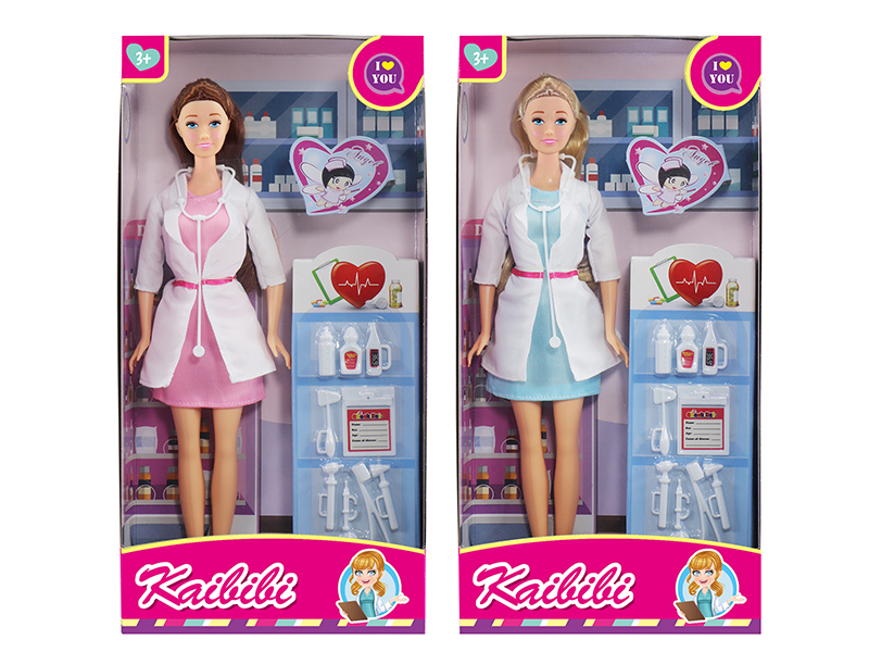 11.5 Inch Solid Doll Doctor Theme