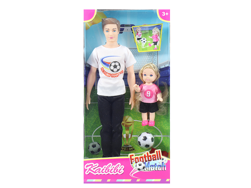 11.5 Inch Solid Doll Football Match Theme