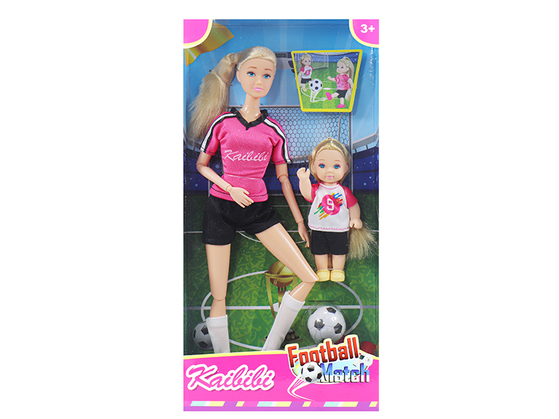 11.5 Inch Solid Doll Football Match Theme