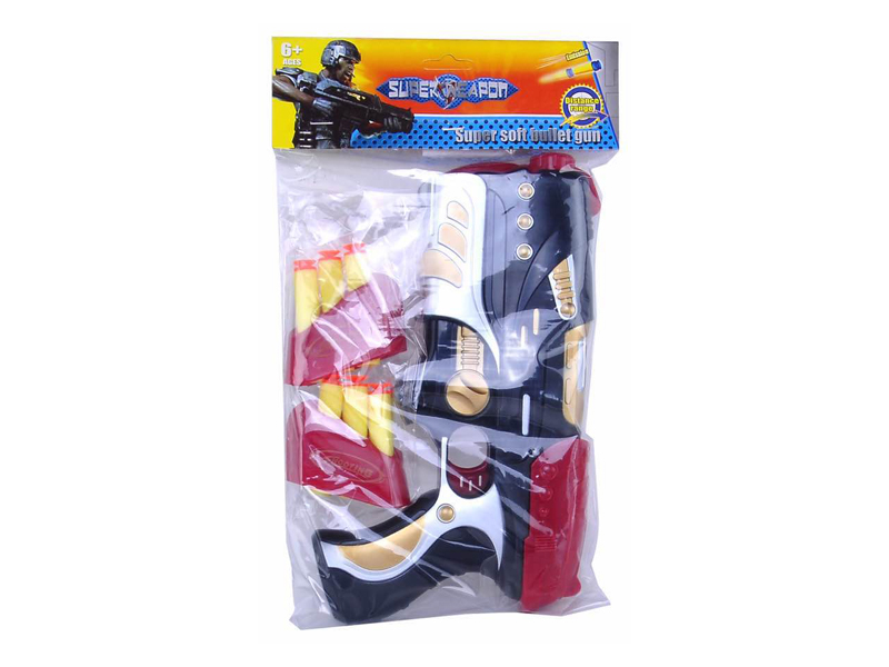 Solid Painted EVA Soft Bullet Gun Toy