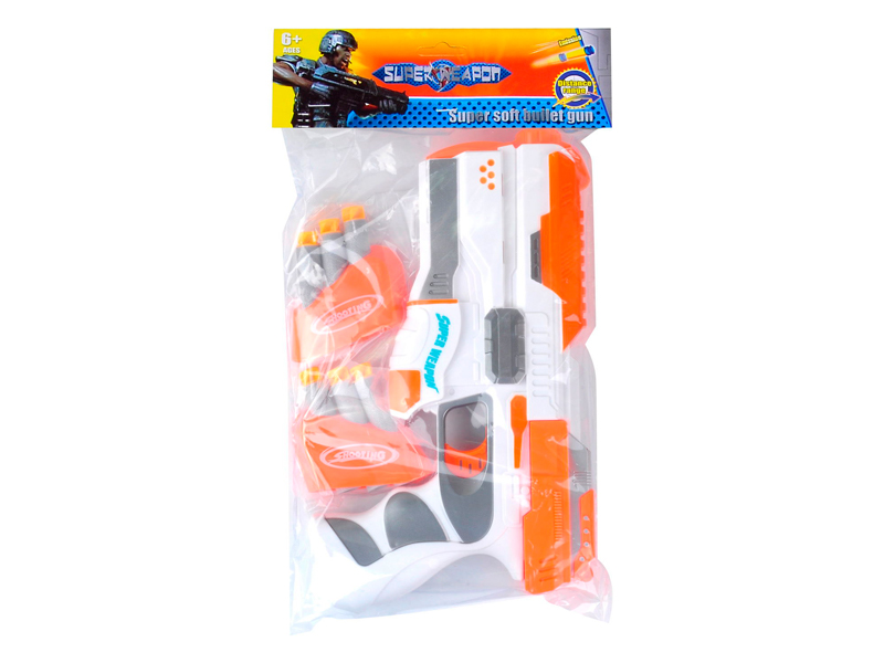 Solid Painted EVA Soft Bullet Gun Toy