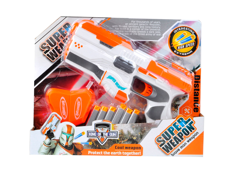 Solid Painted EVA Soft Bullet Gun Toy