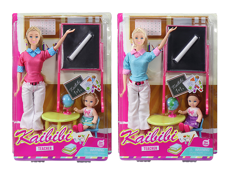 11.5 Inch Solid Doll Teacher Theme