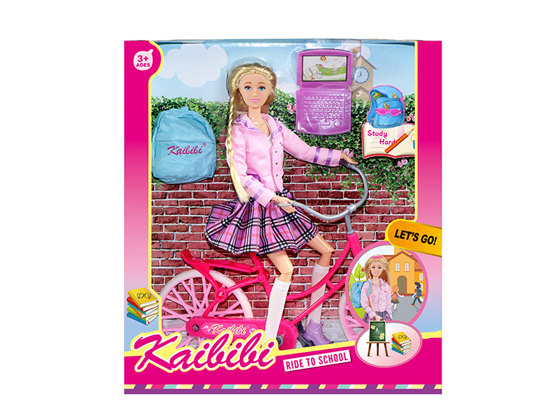 11.5 Inch Solid Doll School Theme