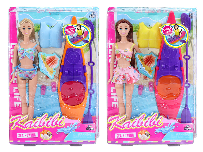 11.5 Inch Solid Doll Sea Rowing Theme