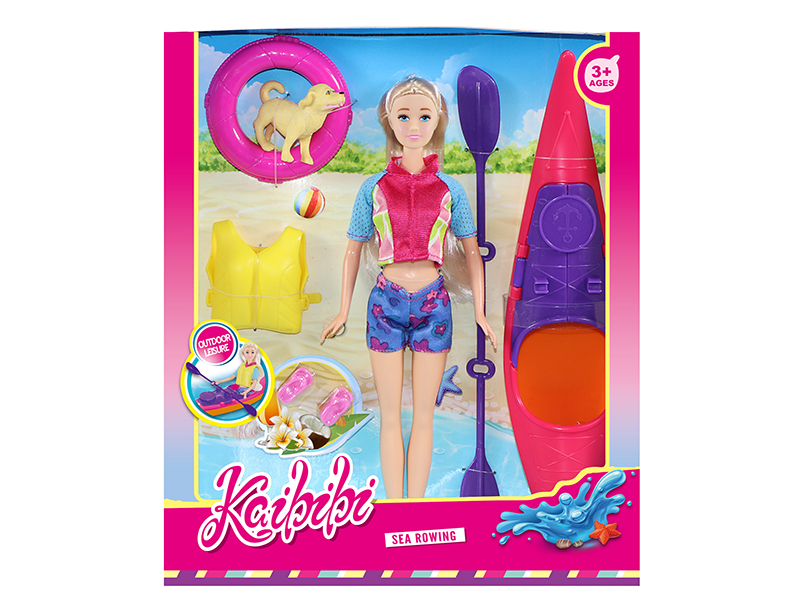 11.5 Inch Solid Doll Sea Rowing Theme