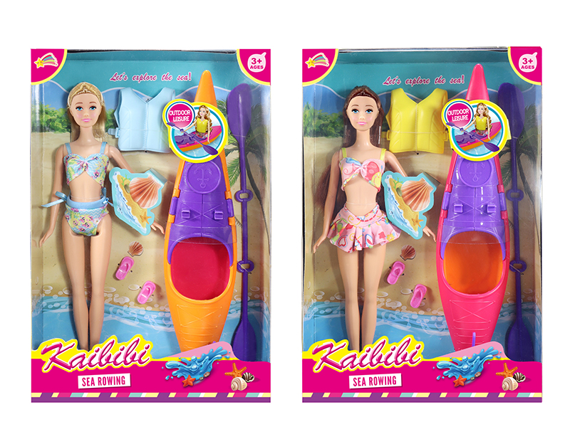 11.5 Inch Solid Doll Sea Rowing Theme