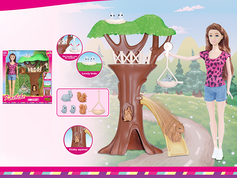 11.5 Inch Solid Doll Wild Adventures Theme