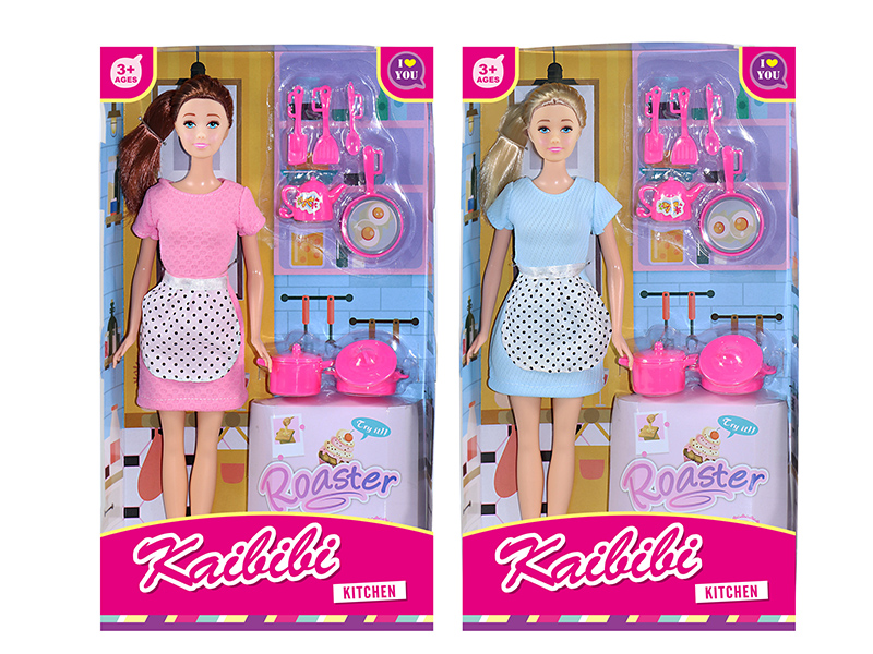 11.5 Inch Solid Doll Kitchen Theme