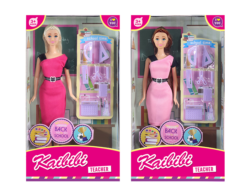 11.5 Inch Solid Doll Teacher Theme