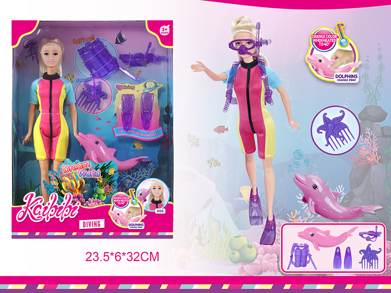 11 Inch Doll Diving Set