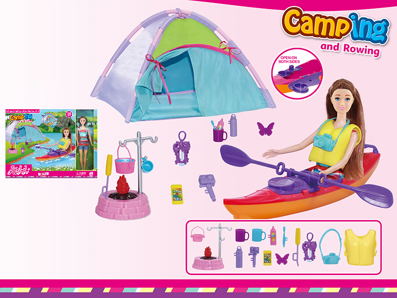11 Inch Doll Camping Theme
