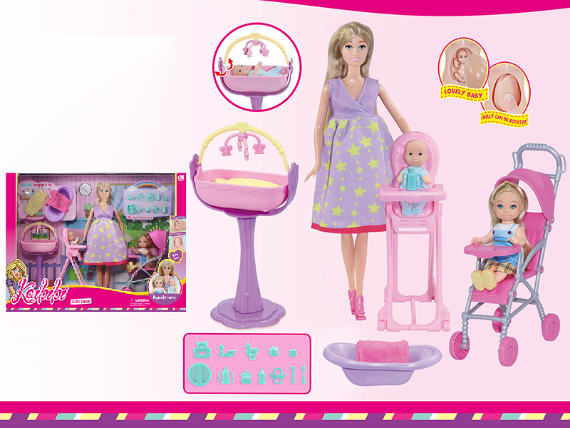 11 Inch Doll Happy Family Set