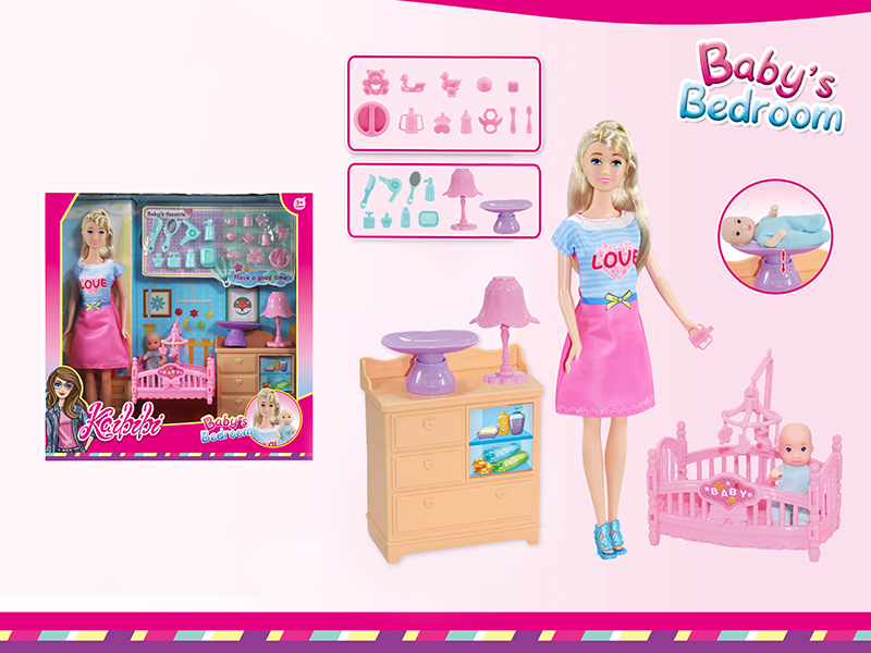 11 Inch Doll Baby's Bedroom Theme