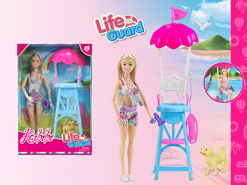 11 Inch Doll Lifeguard Set