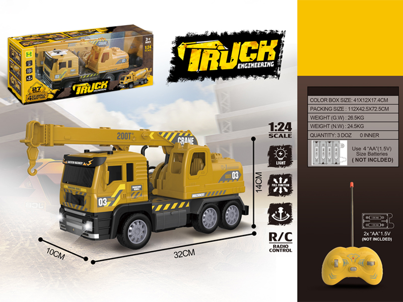 1:24 4CH R/C Engineering Vehicle With Light