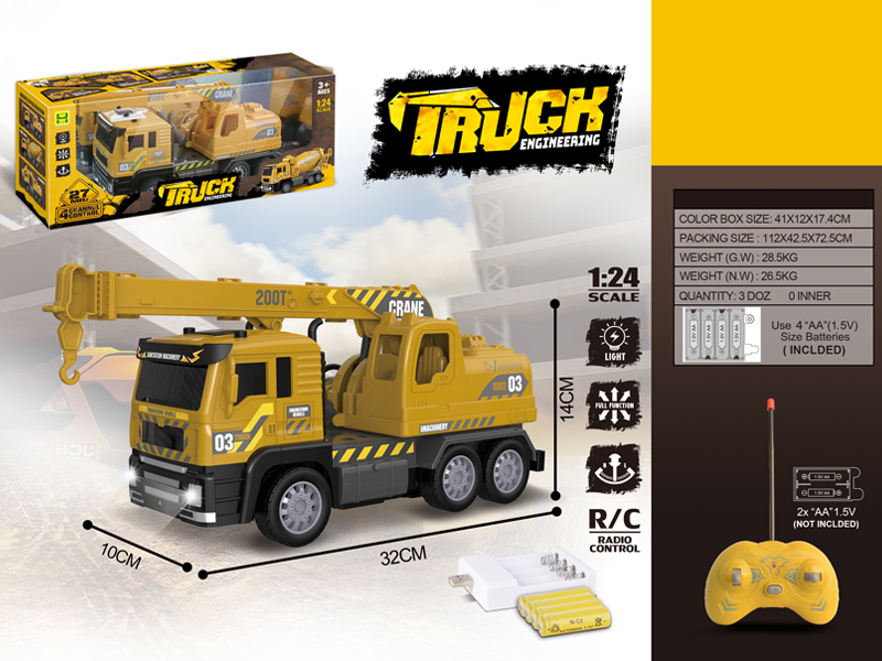 1:24 4CH R/C Engineering Vehicle With Light