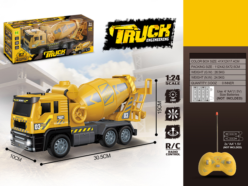 1:24 4CH R/C Engineering Vehicle With Light