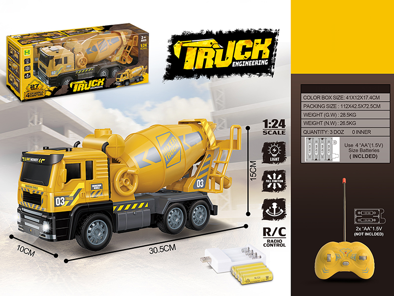 1:24 4CH R/C Engineering Vehicle With Light