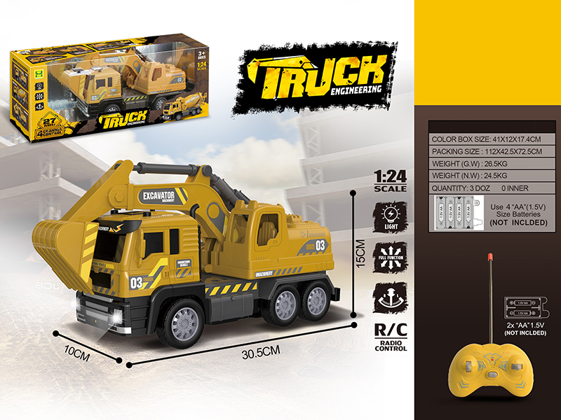 1:24 4CH R/C Engineering Vehicle With Light