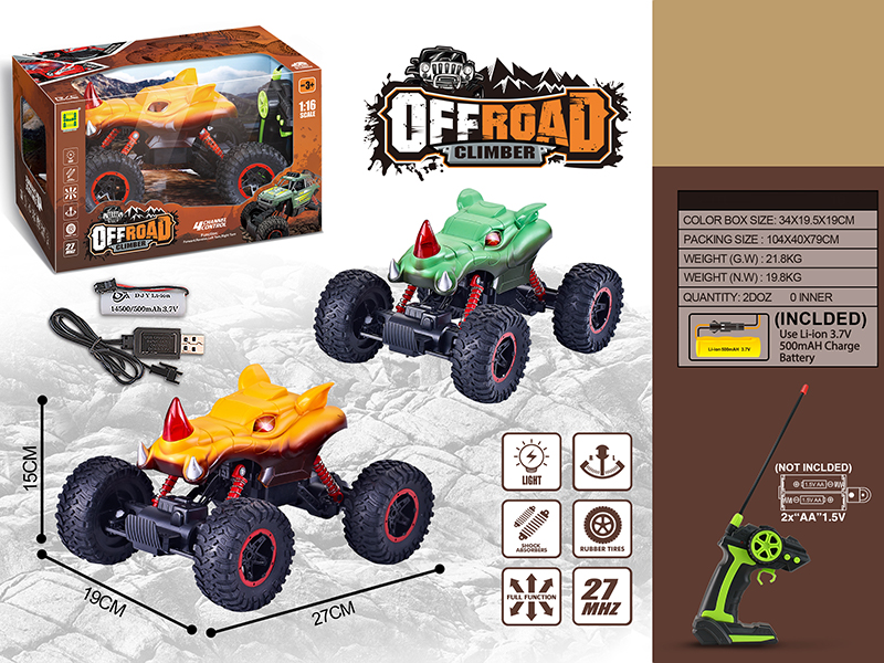 1:16 4CH R/C Rhinoceros Foot Monster Car With Light