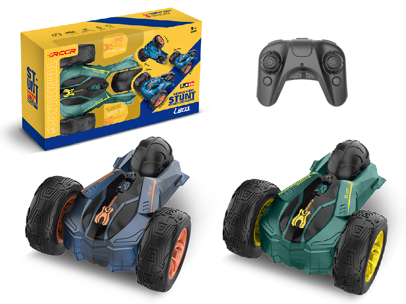 1:28 2.4G Remote Control Three-Wheeled Stunt Car