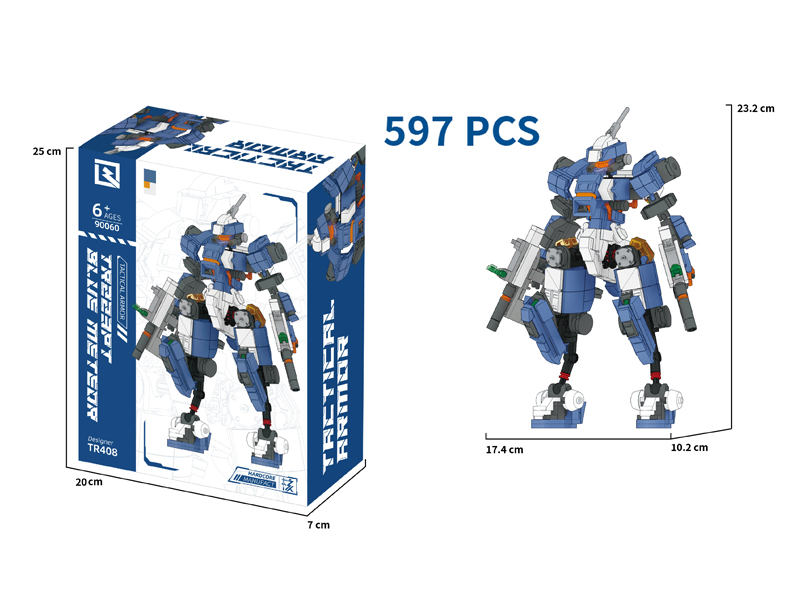 mech01-TR223PT Mecha Building Block(598PCS)