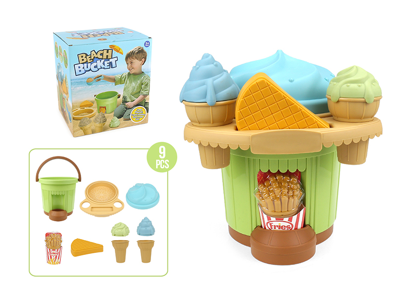 Ice Cream Sand Bucket Set 9pcs