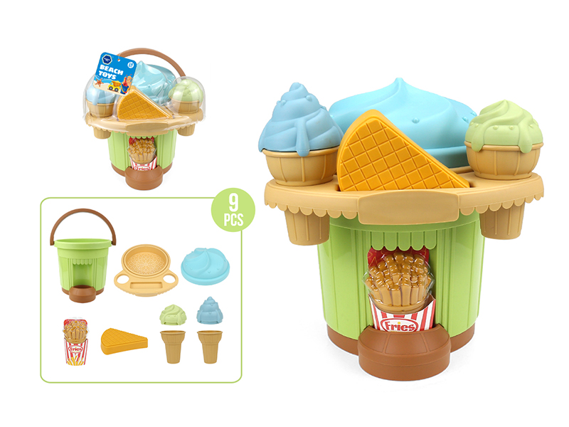 Ice Cream Sand Bucket Set 9pcs