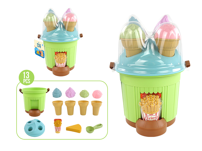 Ice Cream Sand Bucket Set 13pcs