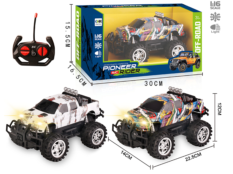 27Mhz 1:16 4-Channel Remote Control Off-Road Vehicle With Headlights(Ford Pickup)