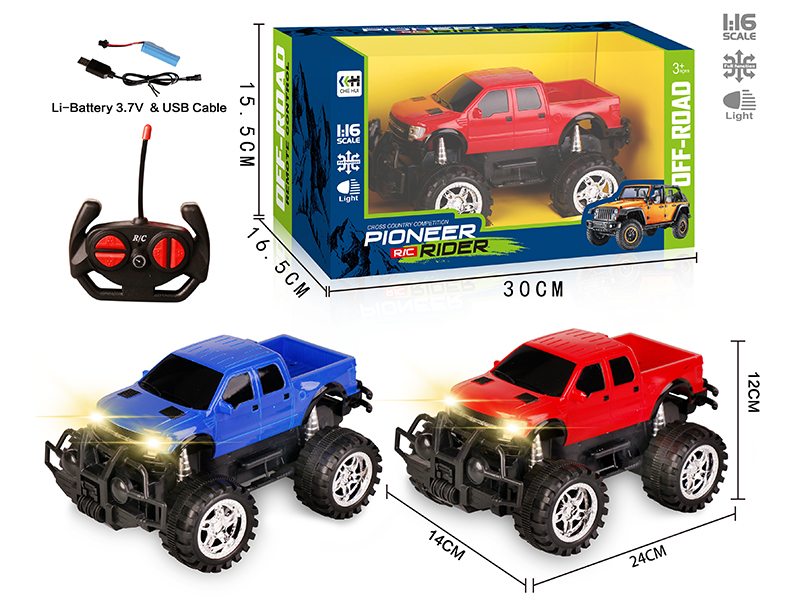 27Mhz 1:16 4-Channel Remote Control Ford Pickup Off-Road Vehicle With Headlights(Included Batteries)