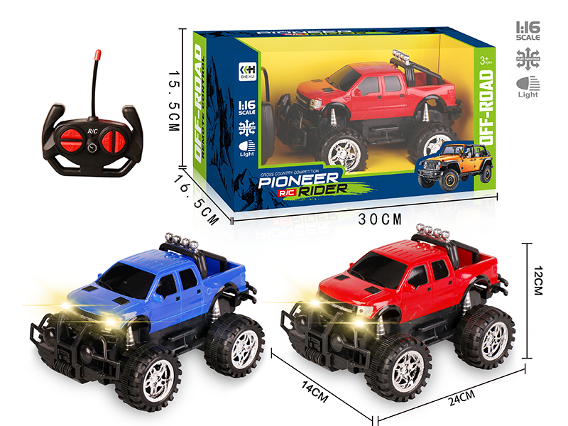 27Mhz 1:16 4-Channel Remote Control Ford Pickup Off-Road Vehicle With Headlights